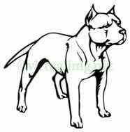 Pitbull Dog Logo - Pitbull Mean Dog Logo free image