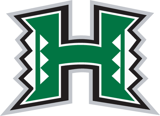 A Green H Logo - Hawaii Warriors Primary Logo - NCAA Division I (d-h) (NCAA d-h ...