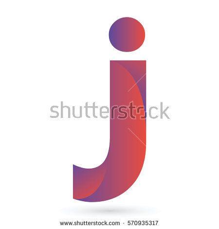 Red Letter J Logo - 3d initial letter j logo typography design for brand and company ...