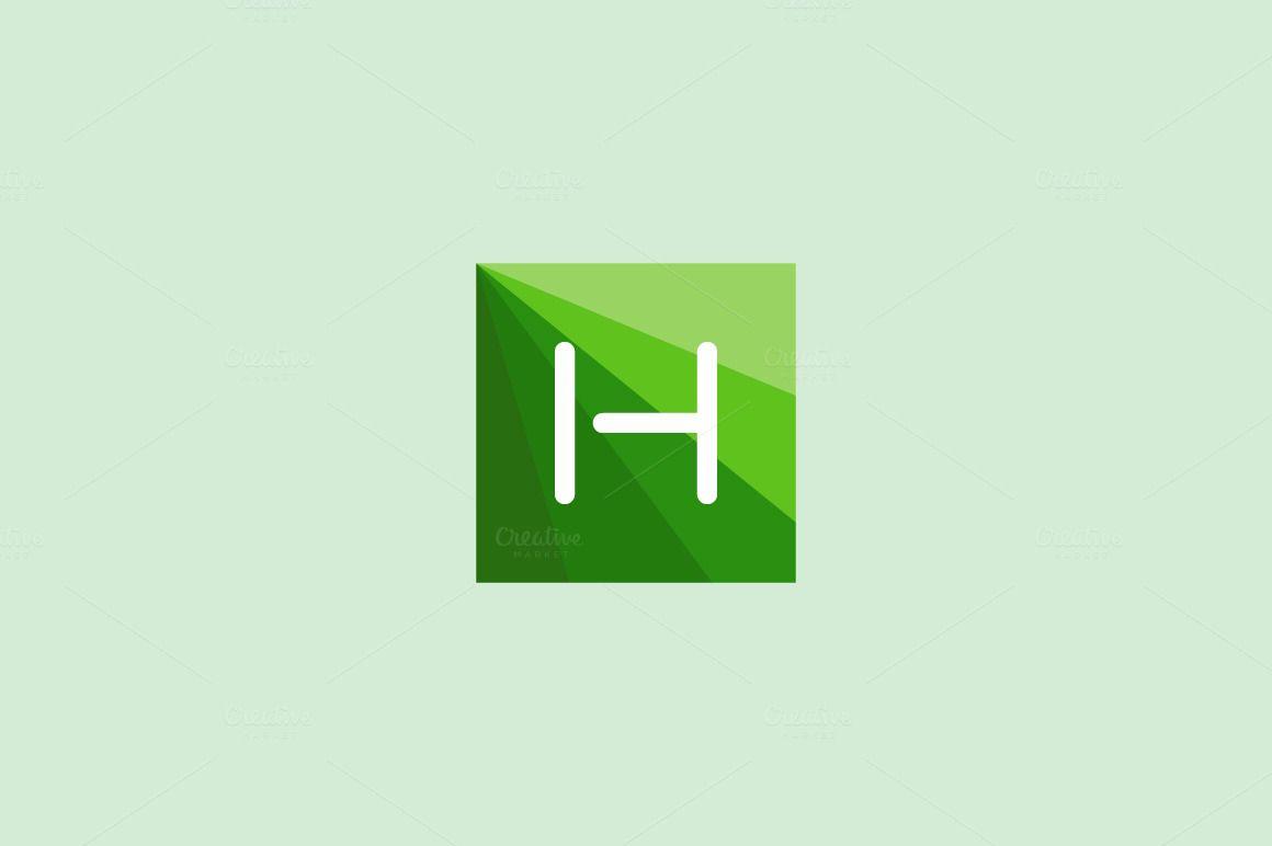 A Green H Logo - Letter h Logos