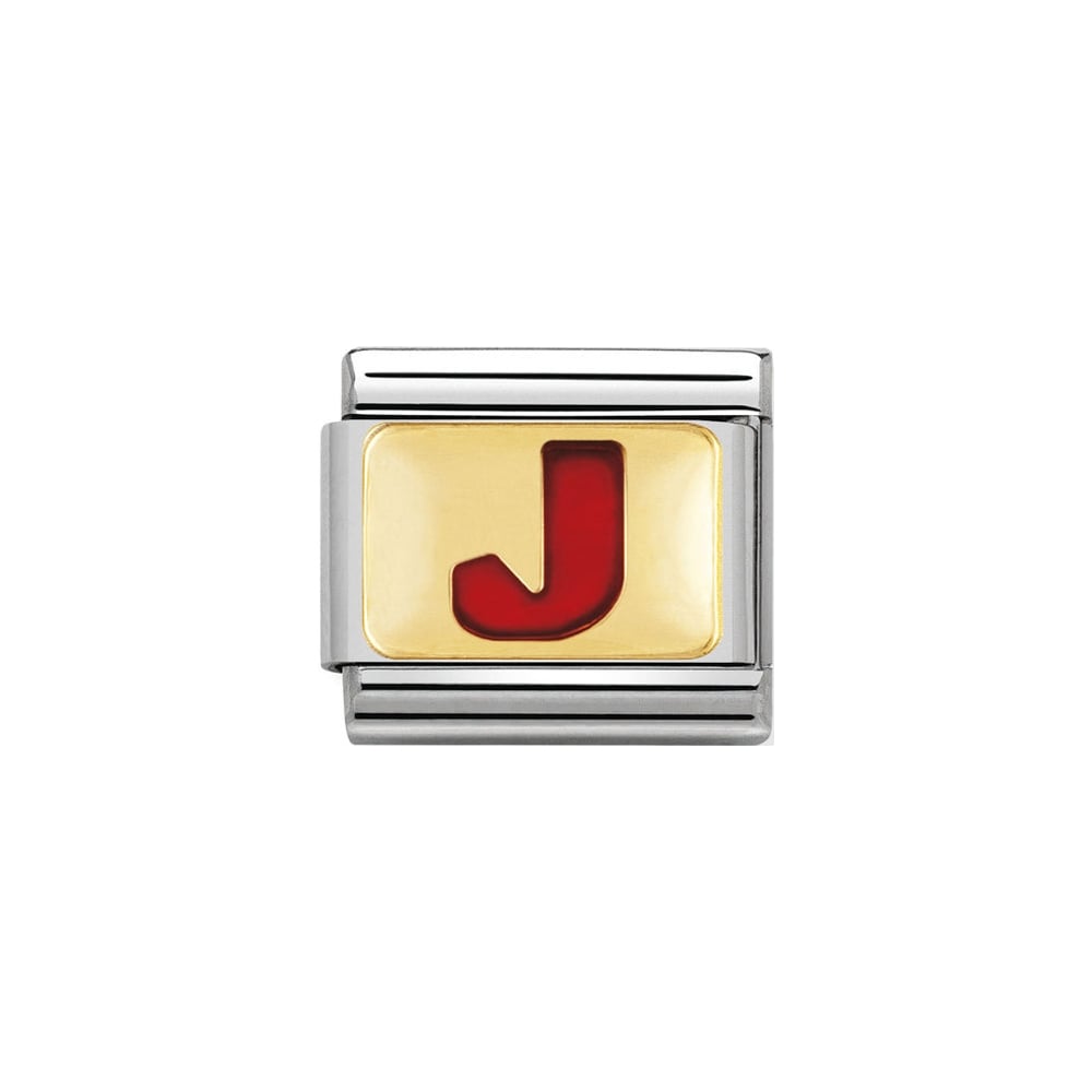 Red Letter J Logo - Nomination Classic Red Letter J Charm - Charms & Beads from Joshua ...