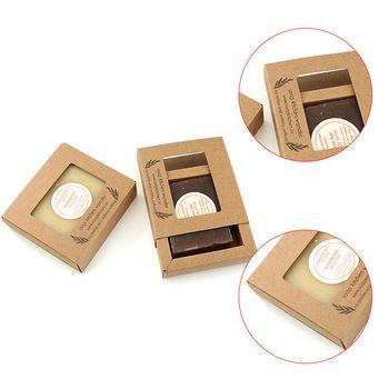 Brown Square Logo - Beautiful Logo Printing Brown Square Kraft Luxury Soap Box Packaging