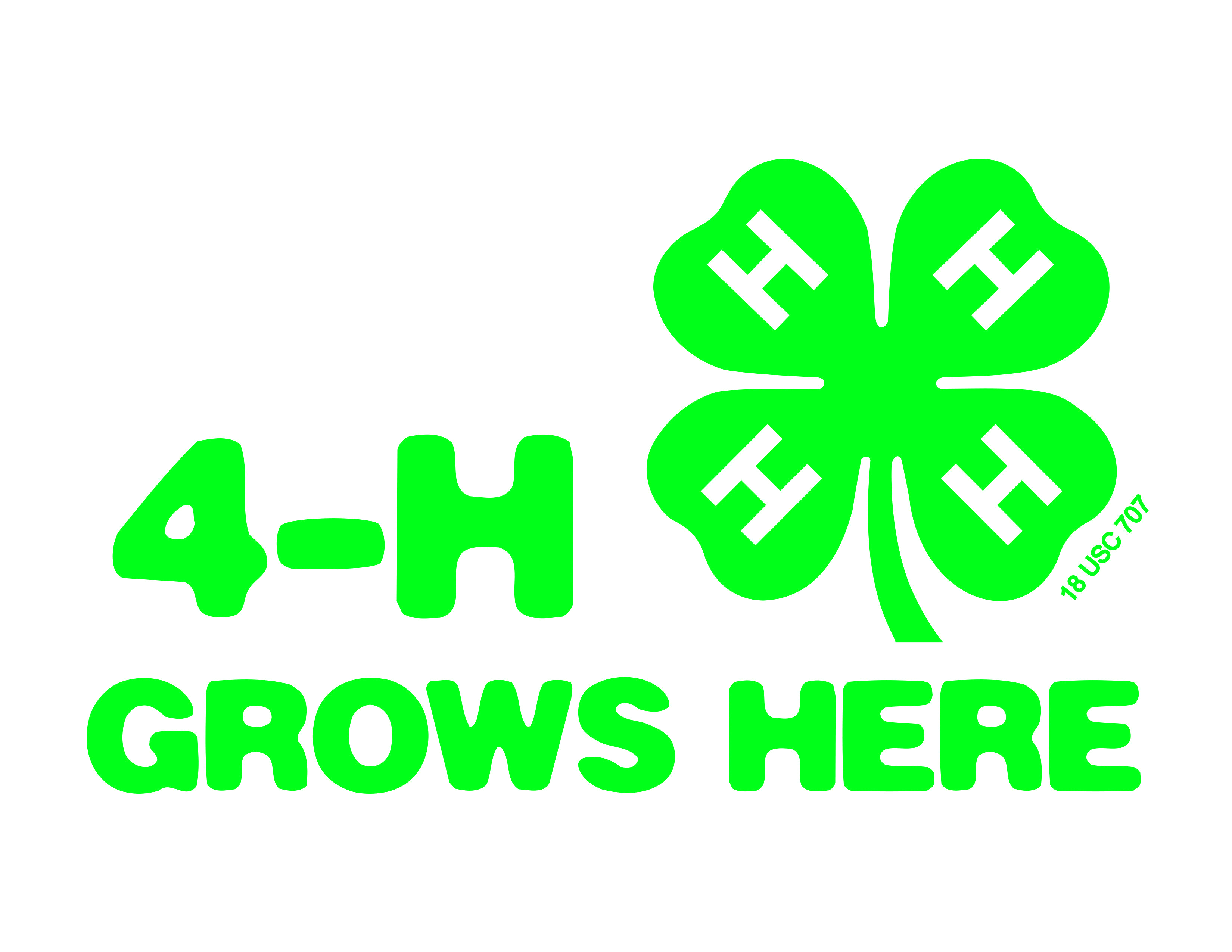 Green H Logo - UC ANR 4-H Branding Toolkit - UC 4-H Youth Development Program