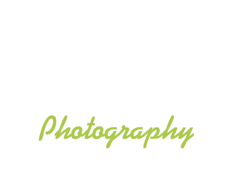 White and Green Line Logo - LAJ Logo White Green – LAJ Photography