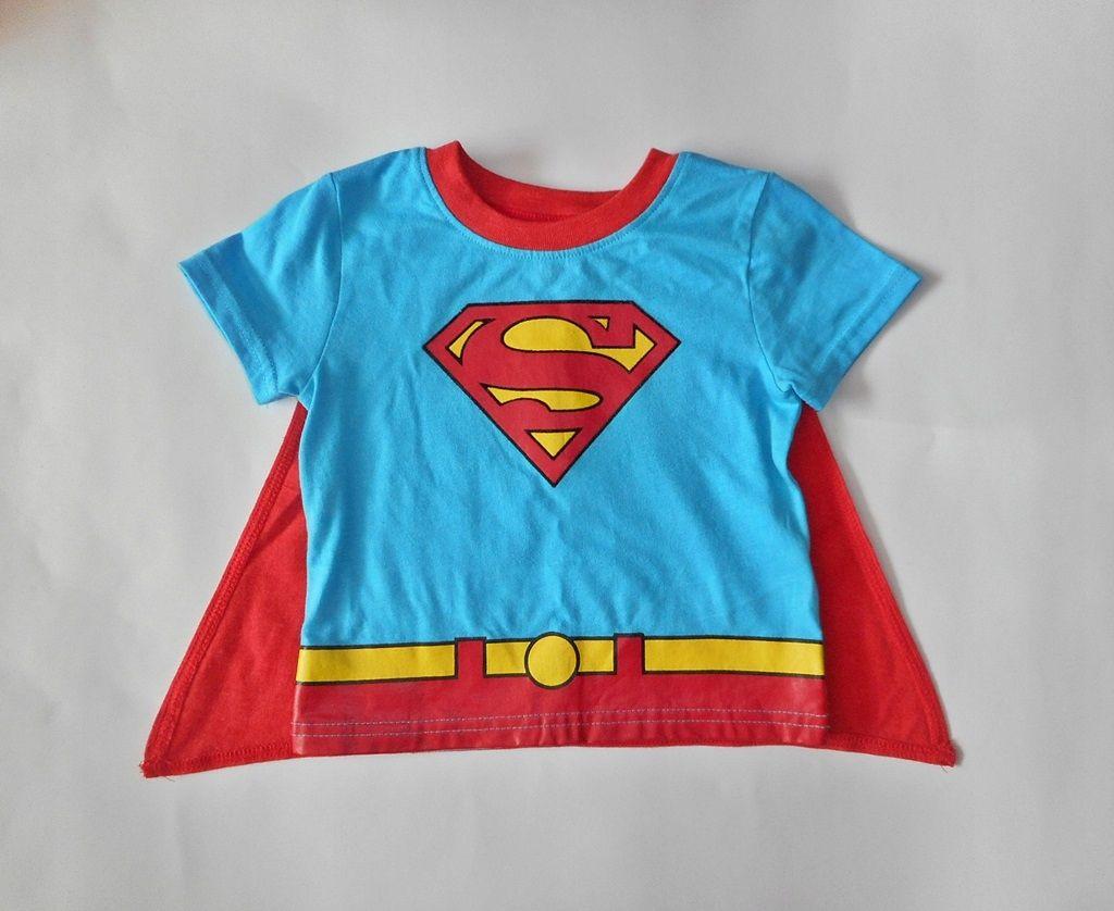 Rebel Superman Logo - Mini Rebel Superman Marvel tshirt z peleryną