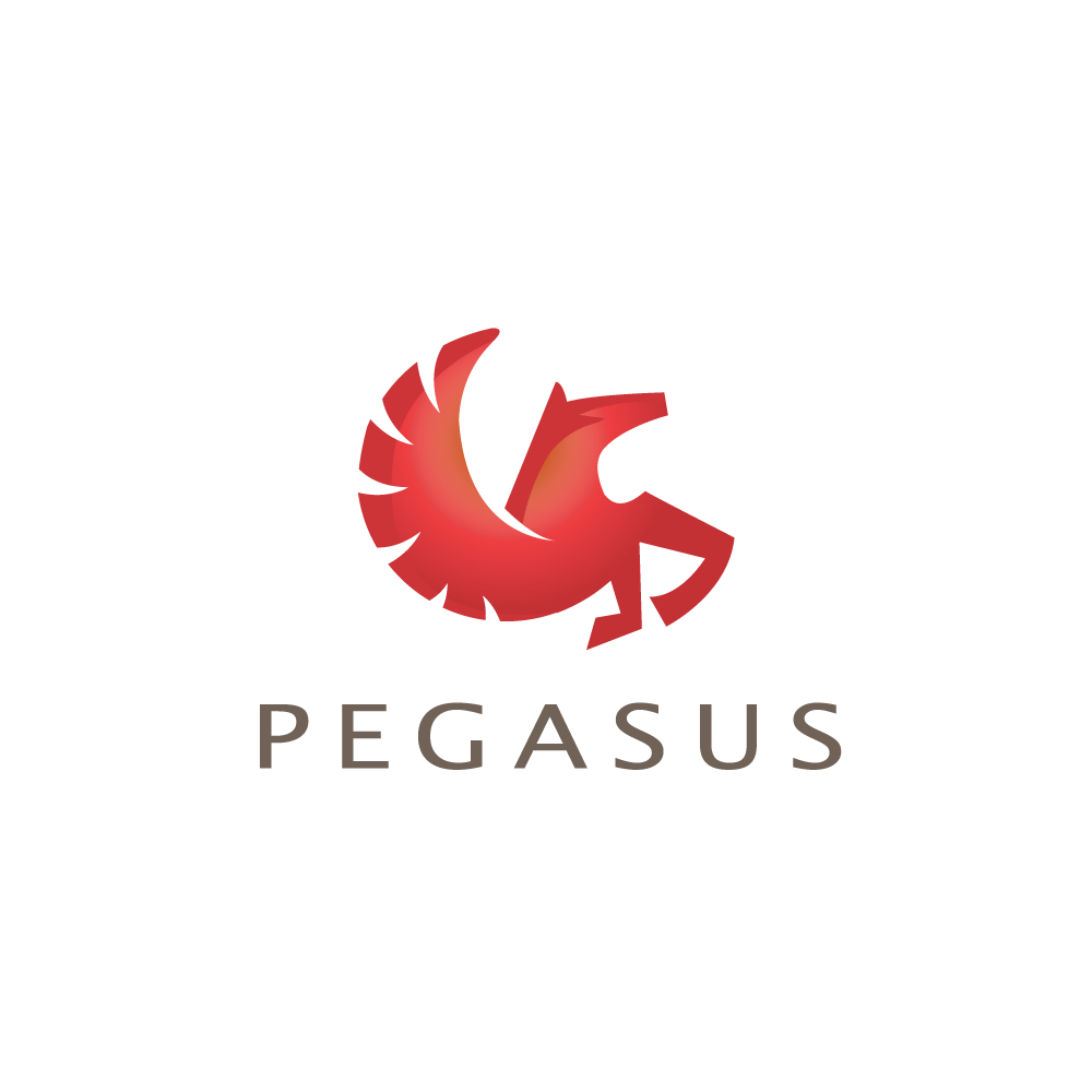 Horse with Wings Logo - SOLD – Pegaus—Horse Wing Logo Design | Logo Cowboy
