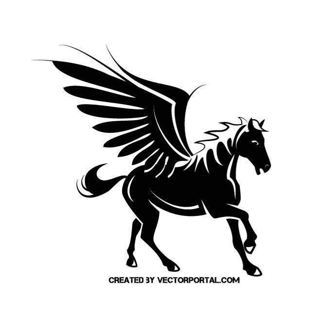 Horse with Wings Logo - HORSE WITH WINGS VECTOR GRAPHICS - Download at Vectorportal