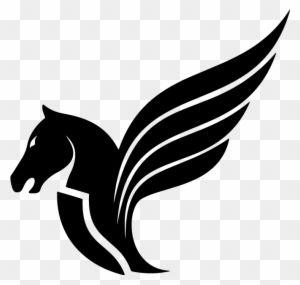 Horse with Wings Logo - Pegasus, Horse, Wings, Character, Fantasy, Fly - Caballo Con Alas ...