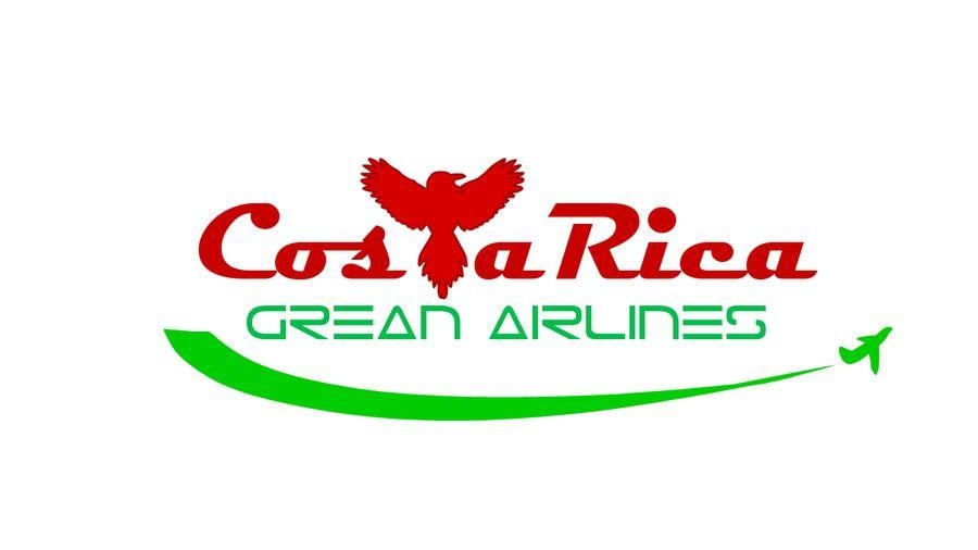 A Green and Red Airline Logo - Entry by kacamash for Airline Logo Costa Rica Green Airways