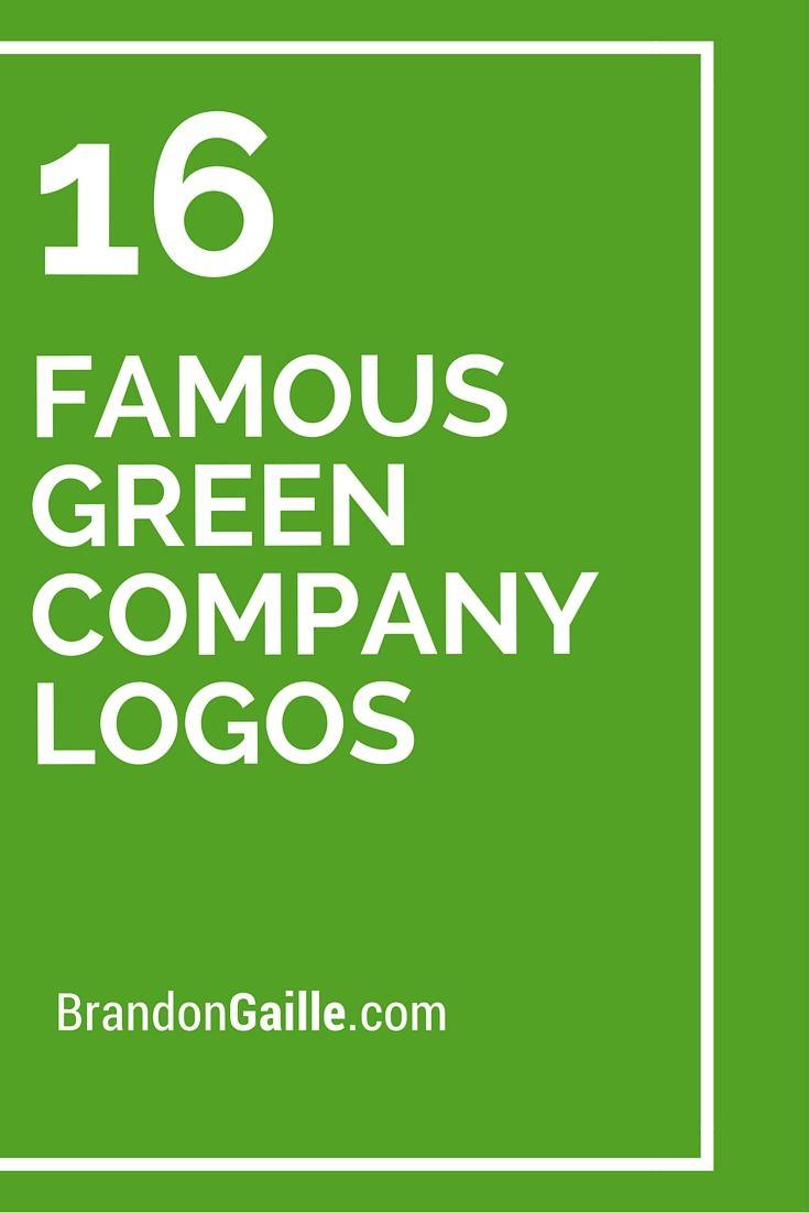 Famous Green Logo - Famous Green Company Logos. Logos and Names. Logos