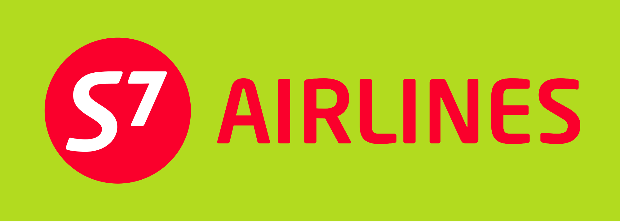 A Green and Red Airline Logo - S7 Airlines Green Logo.svg
