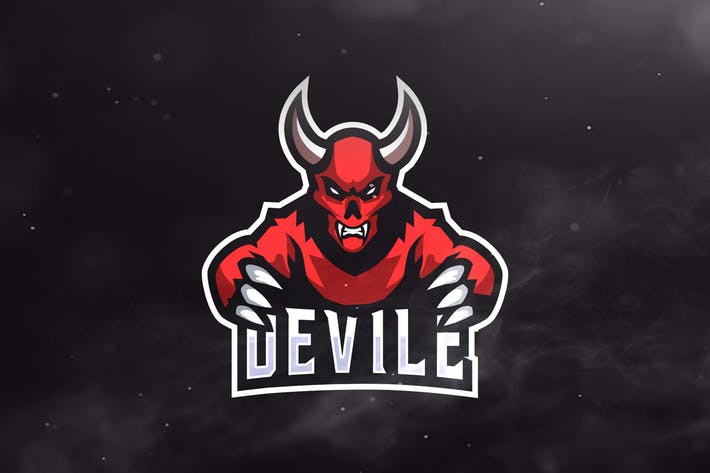 Red eSports Logo - Devil Sport and Esports Logos by ovozdigital on Envato Elements