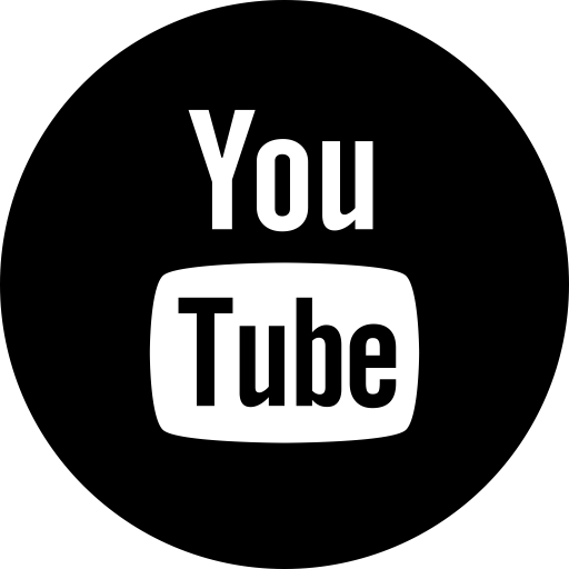 Black YouTube Logo - Social media youtube Black Icon
