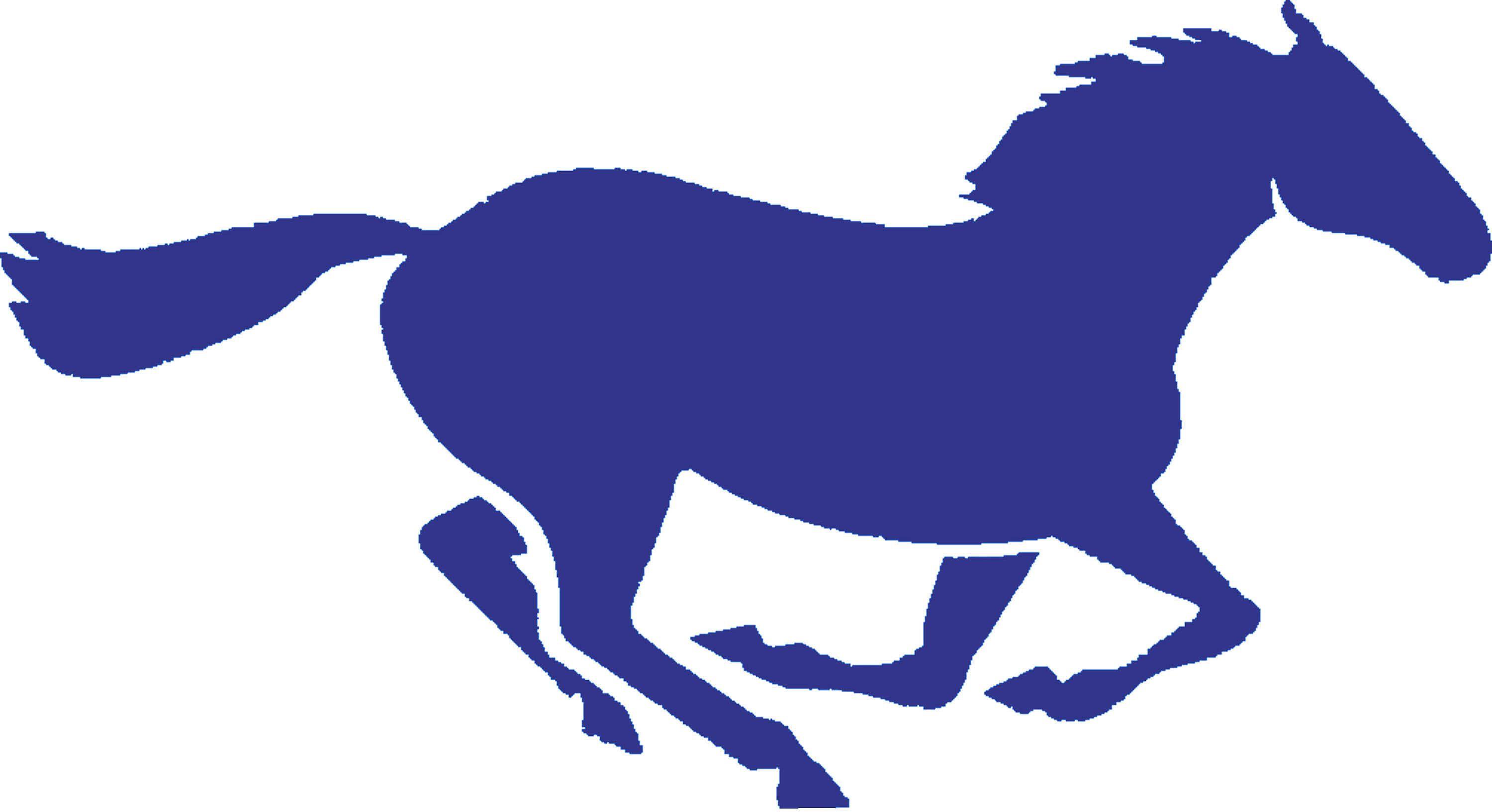 Blue Horse Logo - Mustang horse Logos