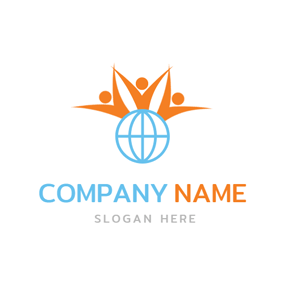 Samples of Woman in Globe Logo - Free Non-Profit Logo Designs | DesignEvo Logo Maker