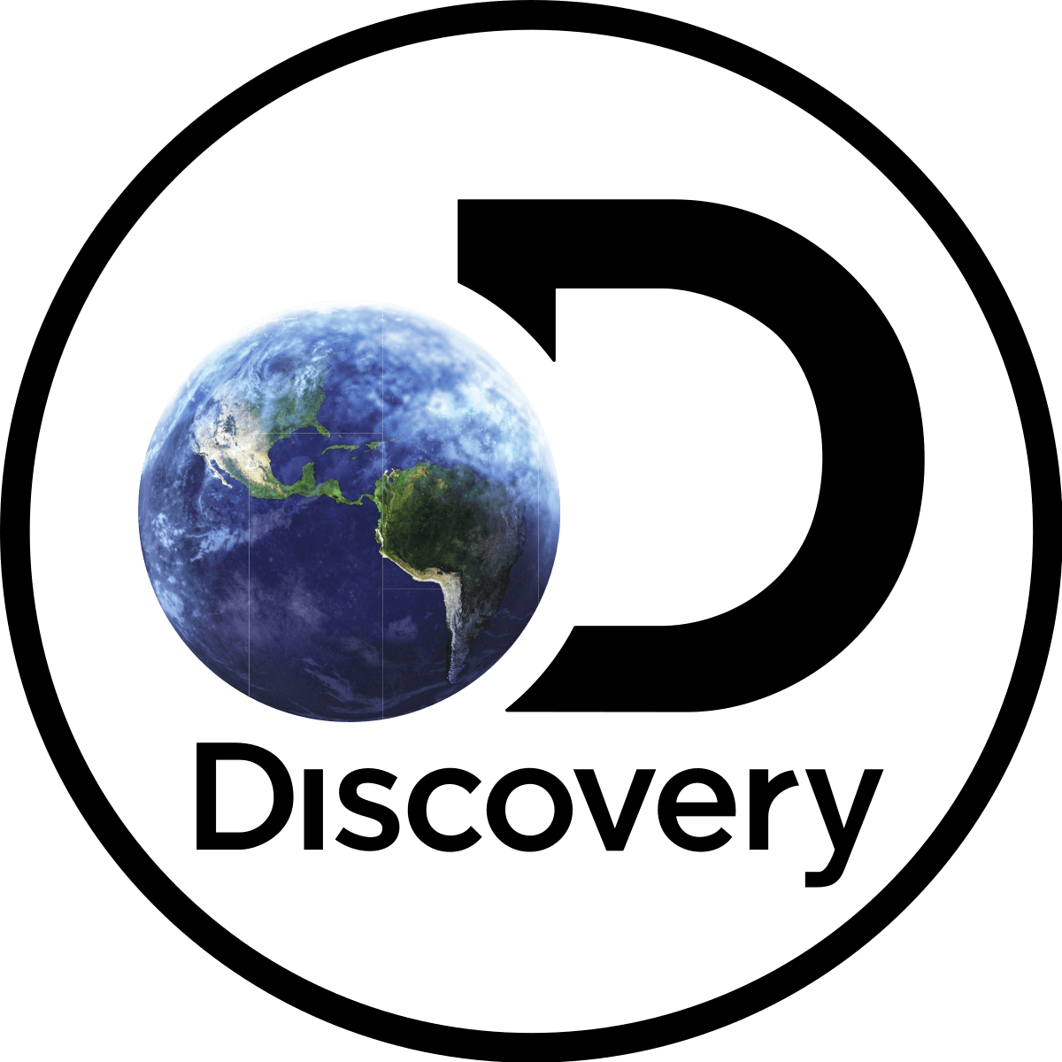 Samples of Woman in Globe Logo - Discovery Channel