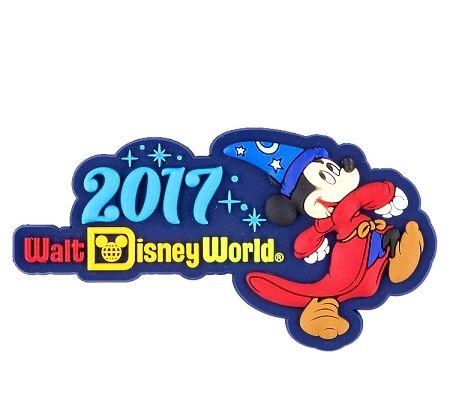 Disney World 2017 Logo - Disney Magnet - 2017 Mickey Mouse - Walt Disney World - Rubber