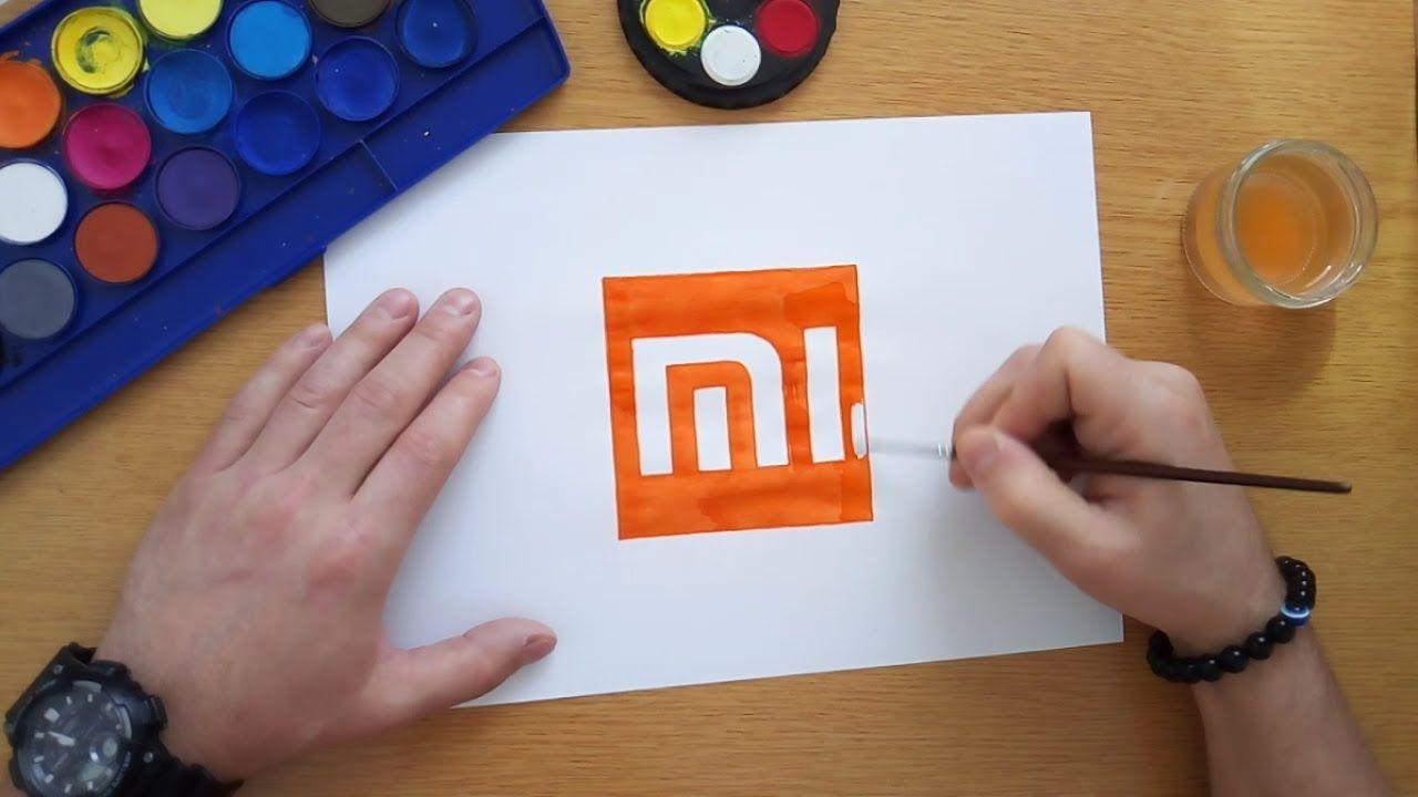 Xiao Me Logo - How to draw the Xiaomi logo - YouTube