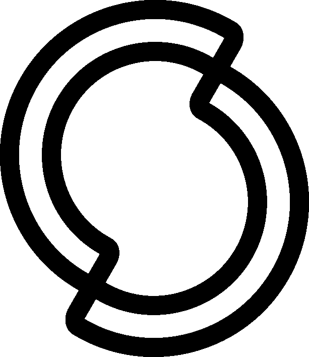 2 Black Circle S Logo - adobe illustrator to recreate a logo & need some pointers