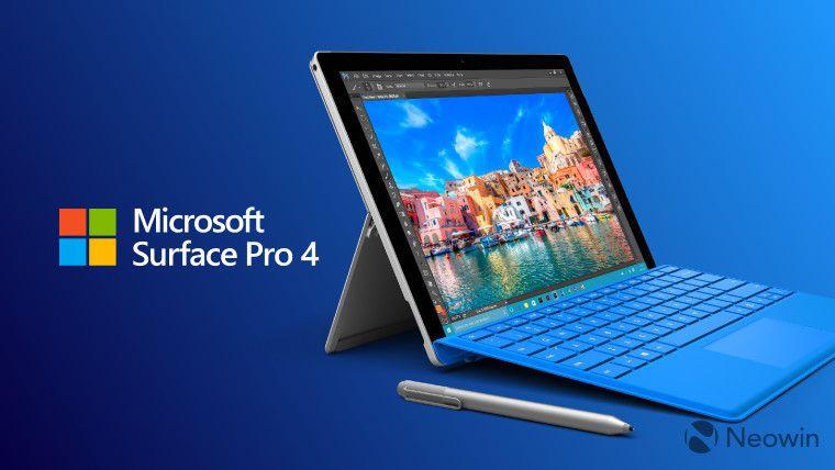 Microsoft Surface 4 Logo - Microsoft offers 30% off Surface Pro 4 with Type Cover in the UK ...