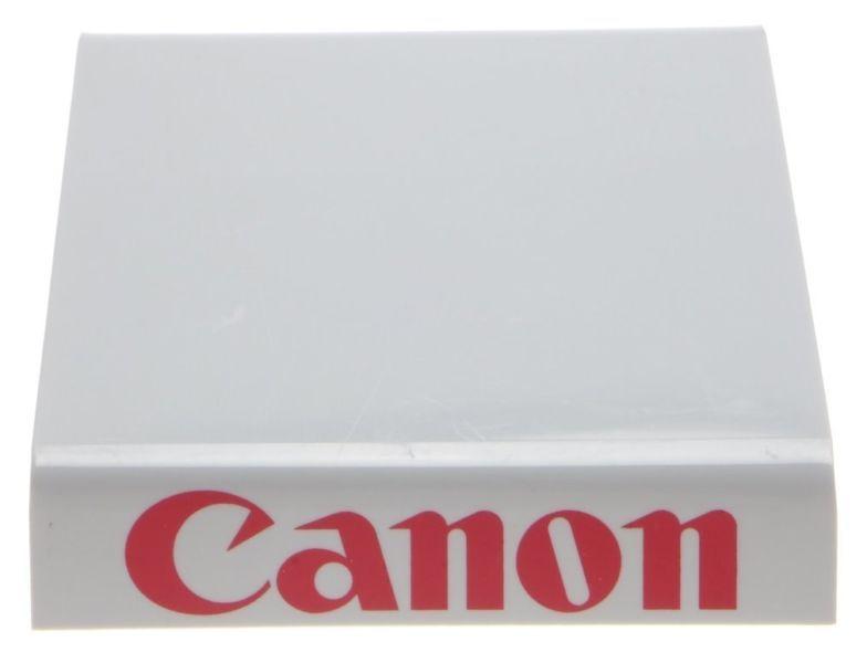 Red Canon Logo - Canon shop display stand for camera white with the red Canon logo ...