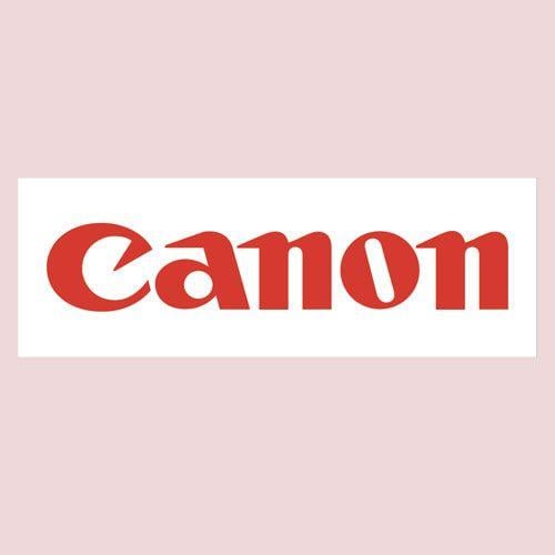 Red Canon Logo - Canon Logo (White/Red)Stickers (15 x 2.9 cm) - ステッカー ...