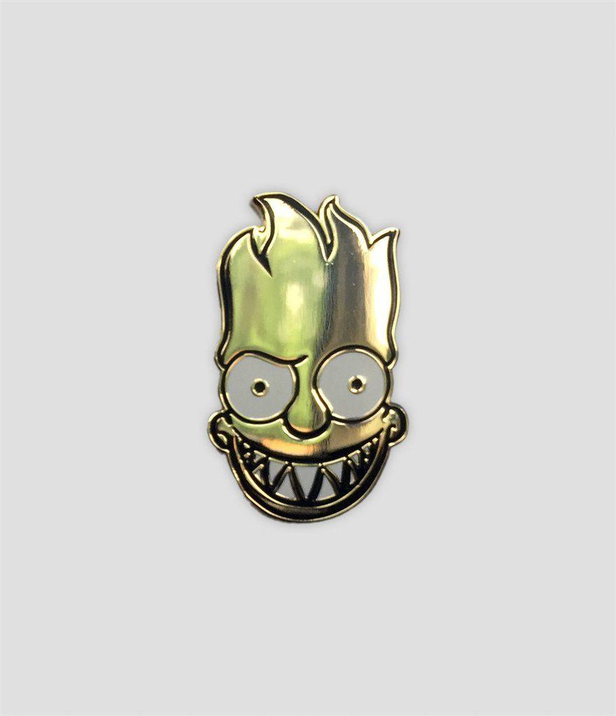Spitfire Skull Logo - Thumbs - Bart Simpson x Spitfire Pin – NFS Co. / No Fit State Co.