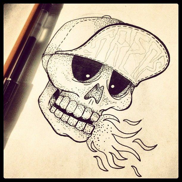 Spitfire Skull Logo - Spit faia!!! #drawing #draw #spitfire #skull #13 #trece #f… | Flickr