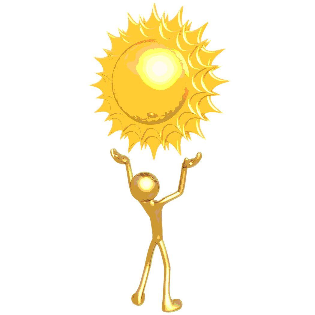 Yellow Sun Person Logo - Soups for Friday, April 2011