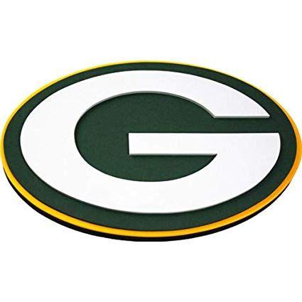 Green Bay Packers Logo - Amazon.com: NFL Green Bay Packers 3D Foam Wall Sign: Home & Kitchen