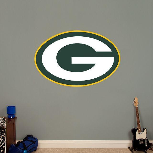 Green Bay Packers Logo - Green Bay Packers: Logo - Giant Officially Licensed NFL Removable ...