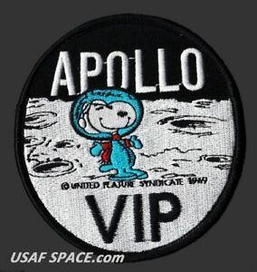 NASA Moon Logo - SNOOPY VIP MOON LANDING SPACE PATCH