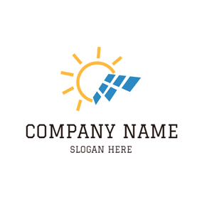 Yellow Sun Person Logo - Free Industrial Logo Designs. DesignEvo Logo Maker