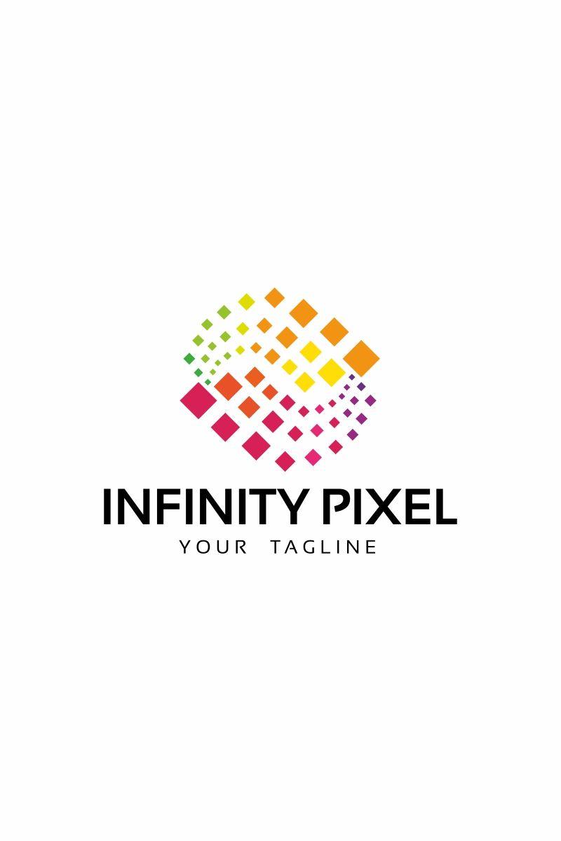 Pixel Logo - Infinity Pixel Logo Template #66095