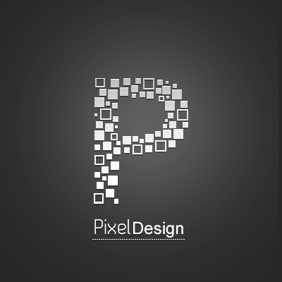 Pixel Logo - adobe photohop to Create Pixel Based Text Logo?