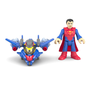 Jets Superman Logo - DC Super Friends, Battle Armor Superman Toy, Jet Pack Space Drone w