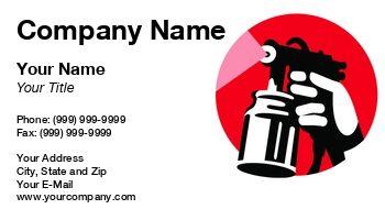 Automotive Painter Logo - Template AT110921: spray painter spraying