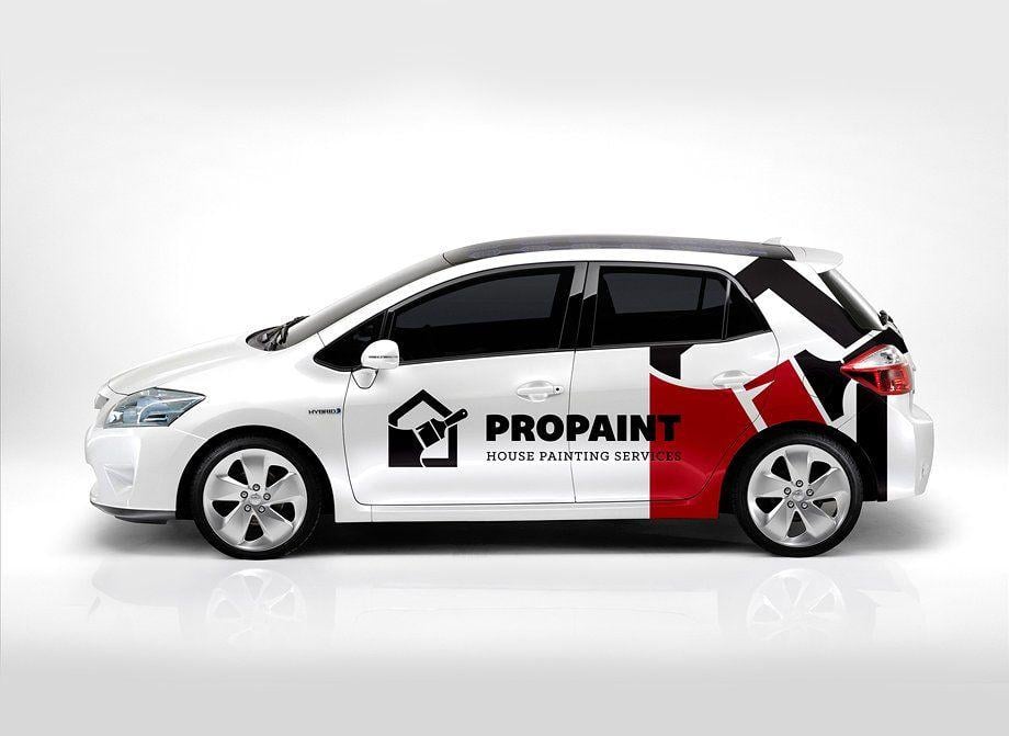 Automotive Painter Logo - House Painting Services ~ Logo Templates ~ Creative Market