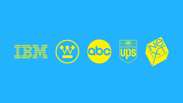 American Blue and Yellow Logo - Paul Rand and the Stories Behind Some of the World's Most Famous ...