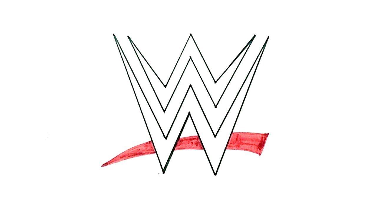 WWE Logo - How to Draw the WWE Logo - YouTube