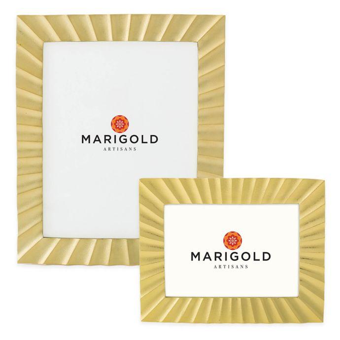 Marigold Artisans Logo - Marigold Artisans Fluted Picture Frame in Gold | Bed Bath & Beyond