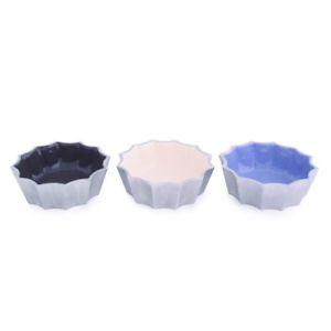 Marigold Artisans Logo - Marigold Artisans Fluted Triple Bowl Set Multicolor and Silver NEW ...