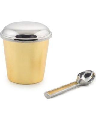 Marigold Artisans Logo - New Bargains on Marigold Artisans Ice Cream Container with Scoop in Gold