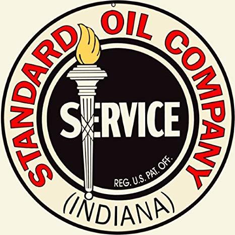 Standard Oil Company Logo - Standard Oil Company Indiana Service Station Gas