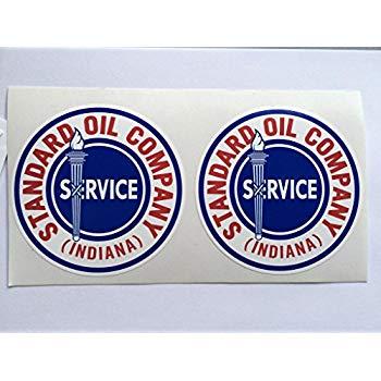 Standard Oil Company Logo - Amazon.com: 2 Standard Oil Company Die Cut Decals by SBD Decals ...