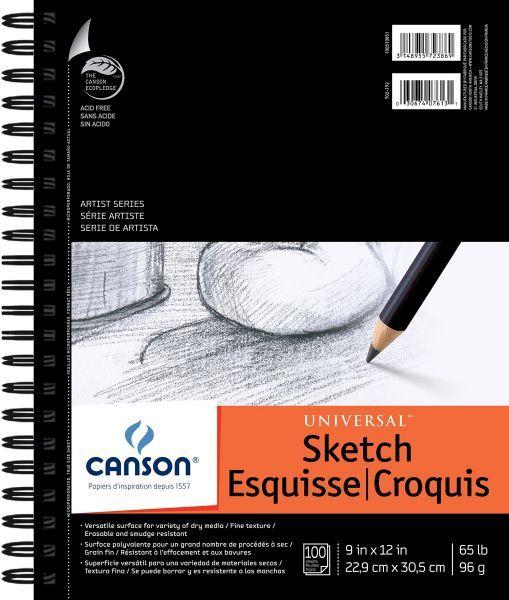 Canson Logo - Canson Artist Series Universal Paper Sketch Pad, for Pencil and ...