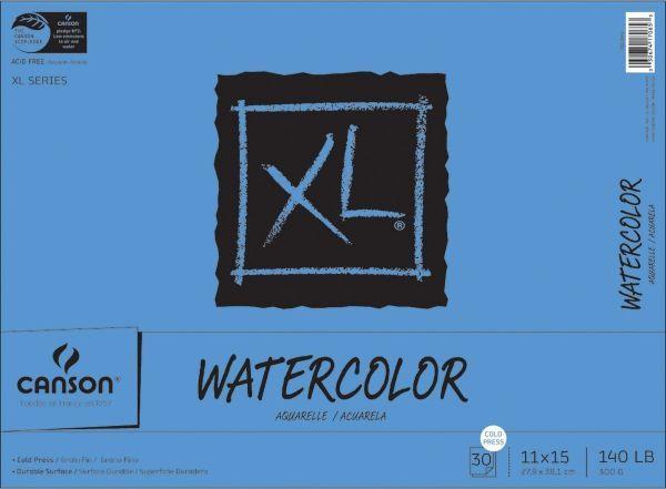 Canson Logo - Canson XL Series Watercolor Textured Paper Pad for Paint, Pencil
