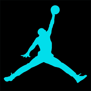 Baby Blue Jordan Logo - LogoDix