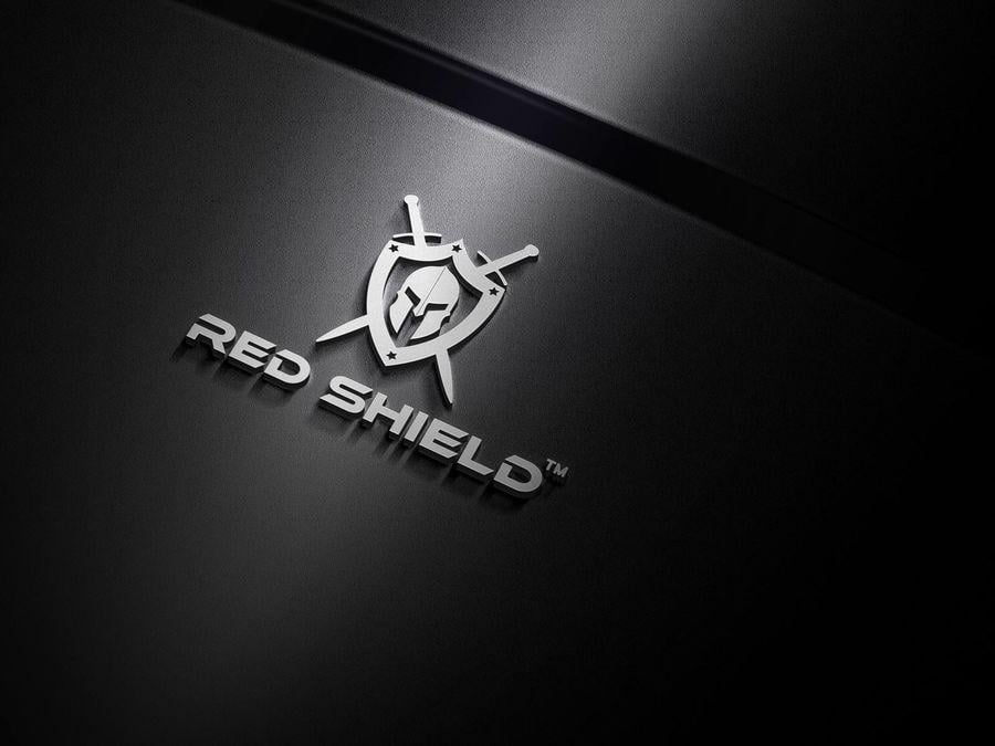 White and Red Shield Logo - Entry #584 by EagleDesiznss for RED SHIELD LOGO | Freelancer
