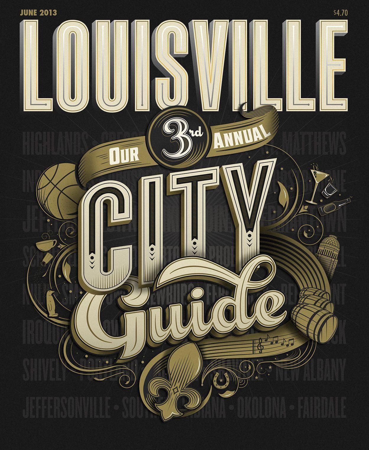 Louisville Magazine Logo - Louisville Magazine cover by Bryan Patrick Todd. TYPOGRAPHY